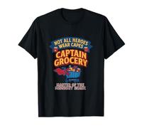 Captain Grocery Master of The Midnight Snack Dessin animé T-Shirt