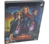 Captain Marvel Blu-ray 3D + Blu-ray SteelBook Lenticulaire Zavvi 2020 Zone Libre G