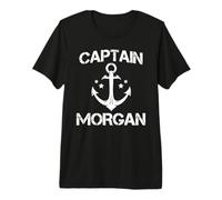 Captain Morgan Funny Birthday Cadeau de Clan de surnom personnalisé T-Shirt Haut de Gamme