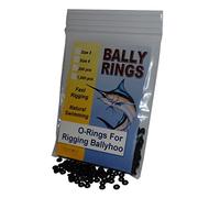 Captain O-Ring Bally Rings - Œillets Joint torique pour Gréement Ballyhoo appts (Taille # 4, 200 Pièces)