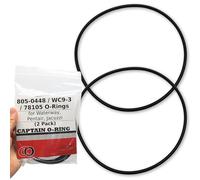 Captain O-Ring Lot de 2 joints toriques de rechange 805-0448/WC9-3 pour Waterway ProClean, Pentair, Jacuzzi 78105