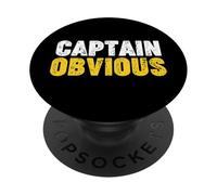 Captain Obvious PopSockets PopGrip Adhésif