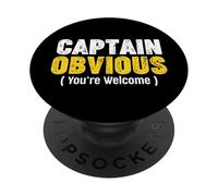 Captain Obvious PopSockets PopGrip Adhésif