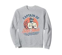 Captain of Soft Rock Retro Nautical Yacht Rock Rock Rock Music Vibes Sweatshirt