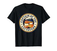 Captain of The Leftovers Storage Restes Food Humour T-Shirt Graphique avec Valeur