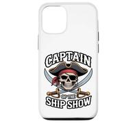 Captain of The Ship Show Funny Pirate Skull Coque pour iPhone 12/12 Pro