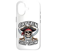 Captain of The Ship Show Funny Pirate Skull Coque pour iPhone 17