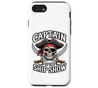 Captain of The Ship Show Funny Pirate Skull Coque pour iPhone SE (2020) / 7/8