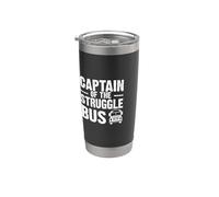 Captain of the Struggle Bus Gobelet isotherme en acier inoxydable double paroi