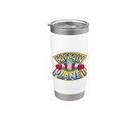 Captain Planet Logo Gobelet isotherme en acier inoxydable double paroi