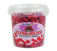 CAPTAIN PLAY Coeur Chocolat, Coeur Decoration 700g en Chocolat, Bonbons Chocolat Saint Valentin, Mariage Deco, 90 pièces en emballage individuel