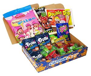 CAPTAIN PLAY Coffret Cadeau d'Inscription à l'École ou Début des Études, Confiseries Assorties, Cadeau Bonbon, 32 pièces en emballage individuel
