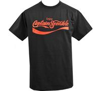 Captain Sensible Mens Punk T-Shirt The Damned Punk Rock Merch Enjoy Black XXL