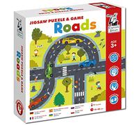 Captain Smart My First Jigsaw Puzzle Roads, Puzzle de Sol pour Enfants de 3 Ans, Puzzles progressifs pour Petites Filles et garçons, Jeux pour Enfants, Jeux et Jouets, Cadeaux pour Fille et garçon