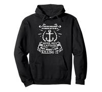 Captain Super Sexy Bateau Humour Citation Nautique Sweat à Capuche