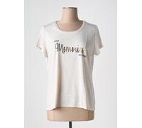 captain tortue tee-shirts et débardeurs femme de couleur beige 38