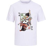 Captain Tsubasa Le Petit Anime Mens White T-Shirt Graphic Tee Printed Unisex Shirt XL