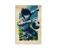 Captain Tsubasa Poster Anime Peinture décorative sur toile Art mural pour salon, chambre à coucher, art mural, impression d'image moderne, décoration de salle familiale, 60 x 90 cm