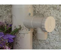 Capt'eau Récupérateur d'eau de Pluie pour Conduits Circulaire (Sable)