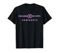 Capter l'Énergie des Instants de Vie Photographiés T-Shirt