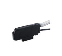 Capteur à Fibre Optique à réflexion Diffuse M4 avec Aiguille et coude Long, amplificateur à Fibre Optique 12-24 V CC, Interrupteur photoélectrique(DN10 NPN)