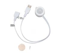 Capteur activé par Le Mouvement PIR, Interface USB Plug and Play, contrôleur de capteur Infrarouge DC5V à 24V pour Le contrôle de la lumière (Blanche)