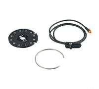 Capteur Assistance Pédalage 12 Aimants LED | Matériau ABS pour robuste, disque divisé pratique, s'adapte pour gauche, résistant aux chocs, longue durée de vie