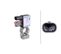 Capteur Batteriemanagement 12 V Vissé en Bas HELLA Convient pour Honda