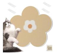 CAPTEUR CATEUR, pad de rayures pour chat pour mur | Sticky Cat Scratch Board | Édition de chaton à fleurs pour mur domestique, protection pour meubles pour animaux de compagnie