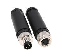 Capteur circulaire industriel M8 4 broches mâle et femelle A code Prise Connecteur de capteur circulaire industriel Aviation 8 mm Connecteur étanche IP67