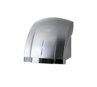 Capteur Compact électrique de sèche-mains Commercial, sèche-mains automatique, essuie-glace à grande vitesse 1800W for salle de bain Montage mural commercial(Silver hand dryer)