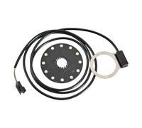 Capteur d'aide à la pédale de vélo électrique de remplacement - Kit de détecteur de mouvement pour vélo, module de détection de pédale | Effet Hall 12 aimants pour un de puissance constant