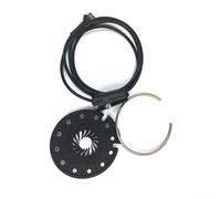 Capteur d'aide à la pédale de vélo électrique PAS avec 12 disques magnétiques divisés pour cadence et vitesse, s'adapte au pédalier gauche, compatible avec les moteurs (connecteur SM)