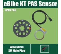 Capteur D'aide De Pédale De Bicyclette Électrique Kt-V12l/Kt D12l Montage Facile De La Pédale De Vitesse De Hall Touristes Hall Pas Capteur Kt-Bz10c Hall Unique - Type 5pas Sm Male