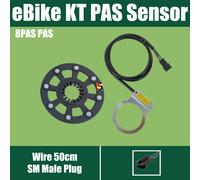 Capteur D'aide De Pédale De Bicyclette Électrique Kt-V12l/Kt D12l Montage Facile De La Pédale De Vitesse De Hall Touristes Hall Pas Capteur Kt-Bz10c Hall Unique - Type 8pas Sm Male