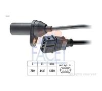 Capteur D'angle Vilebrequin Facet 9.0157 Made In Italy - Oe Equivalent pour Fiat
