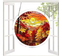 Capteur d'arc-en- - Puzzle esthétique en acrylique - Accessoire de maison - Puzzle attrape-lumière - Décoration de jardin - Pour salon, balcon, jardin, terrasse, ferme, bureau, fête d'anniversaire
