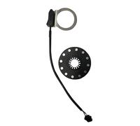 Capteur d'assistance à pédale électrique pour vélo électrique - Capteur de couple - 12 aimants - Capteur de vitesse - Assistant à 4 broches - Prise étanche - Accessoires de conversion de vélo