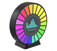 Capteur de bruit de vibration pour enquête paranormale, dispositif de détection EVP et alternative à la boîte, lumière RVB activée par la voix pour équipement de chasse (C)
