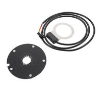 Capteur de Cadence Magnétique pour Vélo Électrique VTT, 5 Aimants | Mesure Précise de Vitesse, Réponse Rapide, Performance Stable par Temps Difficile, Métal et Plastique, Noir