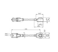 Capteur de cliquetis 0 261 231 196 BOSCH pour MITSUBISHI SCANIA