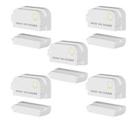 Capteur de contact d'alarme pour Ring 2e génération - Kit d'extension de 10 mm de hauteur pour portes et fenêtres inégales | Moulure de couronne et garniture d'installation sans outils de montage à