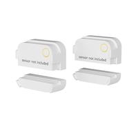 Capteur de contact d'alarme pour Ring 2e génération - Kit d'extension de 10 mm de hauteur pour portes et fenêtres inégales | Moulure de couronne et garniture d'installation sans outils de montage à