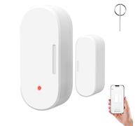 Capteur de Contact Intelligent, Capteurs de Porte WiFi sans Fil,Compatible avec Smart Life/MOES/Tuya,Contact de fenêtre pour l'automatisation de la Maison Intelligente,1 Pack