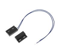 Capteur de Contact Magnétique 220v en Plastique Noir pour Fenêtre Porte | Détection Précise, Installation Simple, Technologie Magnétique Fiable, Normalement Ouvert, pour Systèmes D’alarme DIY