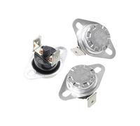 Capteur de contrôle de Thermostat, réinitialisation manuelle KSD301 KSD303, interrupteur de température normalement fermé 10A 250V 45-135 ℃, 2 pièces, 3 pièces, 5 pièces(80C,5PCS normally closed)