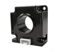 Capteur de courant à effet hall pour mesure CC 100 A/300 A/500 A, module compact de surveillance du courant avec blindage robuste pour applications industrielles, noir (300 A)