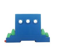Capteur de courant alternatif triphasé Capteur de courant Hall triphasé à noyau fendu AC 0-10 A 0-20 A à 4-20 mA 0-10 V 0-5 V RS485 35 mm Rail DIN(Input AC 0-20A,3 x 1-5V Output)