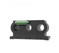 Capteur de courant alternatif triphasé Module transmetteur de courant alternatif, sortie 4-20 mA, triphasé, perforé, capteur de tension alternative Hall 485(0-10V Output,AC0-60A_HOLE 20MM_12VDC)
