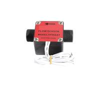 Capteur de débit à effet Hall de débitmètre à engrenages 1/2 "3/4", capteur de débit de débitmètre d'huile chimique de lait, interrupteur for liquide visqueux DC5~18V(DN20,Square cover)